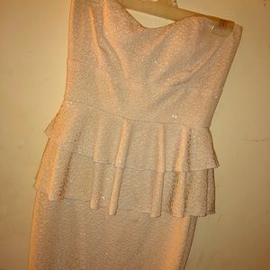 Sparkly strapless Windsor dress